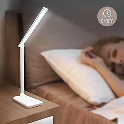 Acheter Universal Lampe de bureau à LED pliable avec port de charge USB - blanc (blanc)