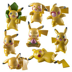 Tomy Pokemon Série Limitée 4 figurines Pikachu 