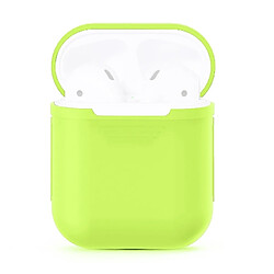 Acheter Wewoo Coque Protection Pour Apple AirPods Portable Bluetooth Écouteurs Boîte de en silicone Anti-perte Sac rangement Dropproof (Les ne sont pas inclus) (Vert fluorescent)