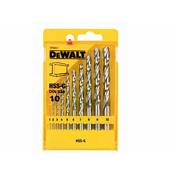 DeWalt HSS-G MetallForet Set 10 pièces