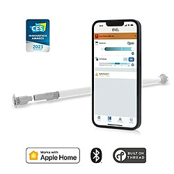 Elgato Kit de motorisation Eve MotionBlinds pour stores enrouleurs ? Moteur adaptable sur stores intérieurs existants (Apple HomeKit), programmable, sans passerelle, Bluetooth/Thread