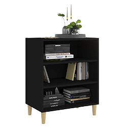 Avis Maison Chic Buffet,Meuble de Rangement,commode pour salon,Cuisine Noir 57x35x70 cm Aggloméré -MN73712