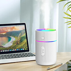 220 Ml Mini Mute Diffuseur D'air Purificateur De Brume Humidificateur D'air D'arôme Blanc pas cher