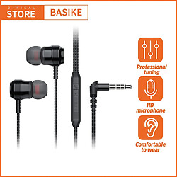 GUPBOO BASIKE MT15 casque filaire casque filaire avec micro musique sport 3.5mm pour téléphones léger de haute qualité 