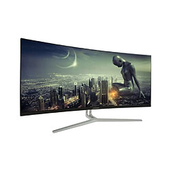 Lc Power LC-M34-UWQHD-100-C Écran PC 34" LCD WQHD 100Hz FreeSync HDMI USB Schwarz