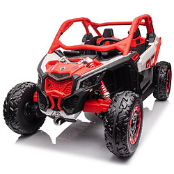 Ataa Can AM Maverick UTV buggy XL 24V et MP4 Rouge