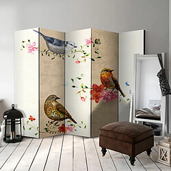 Paris Prix Paravent 5 Volets Bird Song 172x225cm