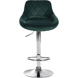 Avis Non Tabouret de bar Lazio velours chrome