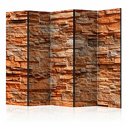 Paris Prix Paravent 5 Volets Orange Stone 172x225cm 