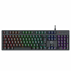 Clavier Hiditec GKE010004 Noir Multicouleur 