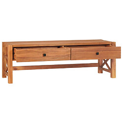 Maison Chic Meuble TV scandinave - Banc TV pour salon 140x40x45 cm Bois de teck -MN68084