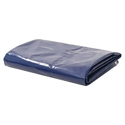 vidaXL Bâche 650 g / m² 1,5 x 6 m Bleu 