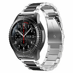 Cadorabo Bracelet en acier inoxydable 20mm pour Samsung Galaxy Watch 42mm / S2 Classic Huawei Watch 2 Nokia Steel LG Watch Sport etc