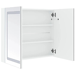 Acheter vidaXL Armoire de salle de bain à miroir LED 80x12,2x68 cm