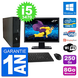 PC Fujitsu E910 DT Ecran 27" Intel i5-3470 RAM 8Go Disque 250Go Windows 10 Wifi · Occasion 