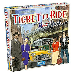 Jeu de sociAtA Ticket to Ride New York Jeu de sociAtA familial Jeu de sociAtA pour adultes et famille Taxi Jeu 8 ans et plus Pour 2 A 4 joueurs Temps de jeu moyen 10-15 minutes RAalisA par Days of Wonder 