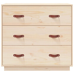 Avis Maison Chic Commode Buffet - Meuble de rangement 80x40x75 cm Bois massif de pin -GKD42361