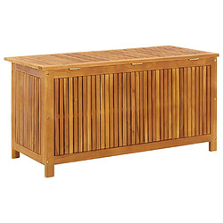 Helloshop26 Coffre boîte meuble de jardin rangement 113 x 50 x 58 cm bois d'acacia solide 02_0013000 pas cher