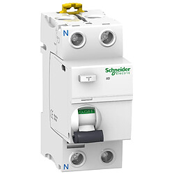 interrupteur différentiel - 2 pôles - 100a - 30 ma - type asi - schneider electric a9r31240