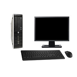 PC HP Compaq Pro 6300 SFF Ecran 27" i5-2400 RAM 16Go SSD 120Go Windows 10 Wifi - Occasion