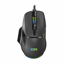 Souris Gaming avec LED EDM 07753 for players Noir 7200 dpi