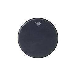 Remo+ Peau de tom ou caisse claire 14'' - Remo Black Emperor X Sablée renfort noir - BX-0814-10