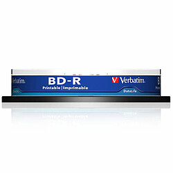 Verbatim BD-R SL 25 GO VITESSE 6X IMPRIMABLE (PAR 10, SPINDLE)