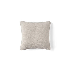 Bestmobilier Topaze - coussin - en tissu bouclette - 40x40 cm Topaze - coussin - en tissu bouclette - 40x40 cm - Beige