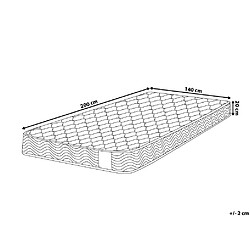 Avis Beliani Matelas à ressorts ensachés ferme 140 x 200 cm BLISS