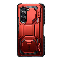 I-Blason Coque Carbone pour Samsung Z Fold 6 Protection Intégrale Antichoc Rouge