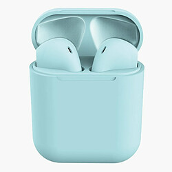 Bluetooth Écouteur 5.0 Hifi Sans Fil Casque Sport Écouteurs Casque Contrôle Tactile Avec Boîtier De Charge Pour Smartphone Bleu 