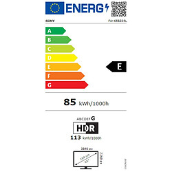 Écran Videowall Sony FW-65BZ35L 65" 4K Ultra HD 60 Hz