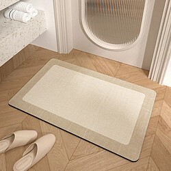 LUUCOZK Tapis de bain antidérapants absorbants à séchage rapide, décoration de salle de bain, motif 2-40x60cm