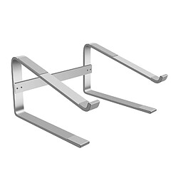 Support De Bureau En Aluminium Pour Ordinateur Portable Support De Bureau Pour 10-18 Pouces Argent