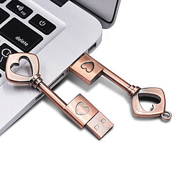 Acheter Wewoo Clé USB MicroDrive 128 Go USB 2.0 Copper Love Key U Disk