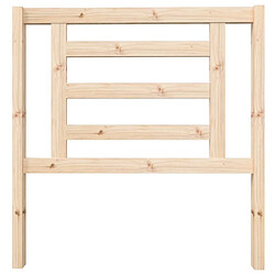 Avis Maison Chic Tête de lit scandinave pour lit adulte,Meuble de chambre 96x4x100 cm Bois massif de pin -MN51707