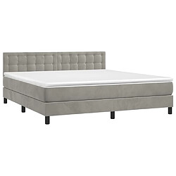 Avis Sommier à lattes,Cadre à lattes de lit pour Adulte matelas et LED Gris clair 160x200 cm -MN90267