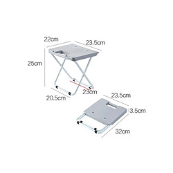 Avis Wewoo Le pique-nique campant pliable de protable préside le siège extérieur de meubles de tabouret de pêche