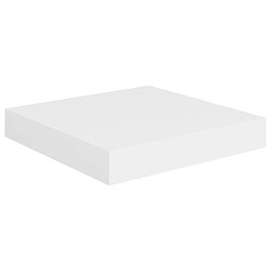 Acheter Maison Chic Lot de 4 Étagères murales,Étagère Rangement flottate blanc 23x23,5x3,8 cm MDF -MN67039