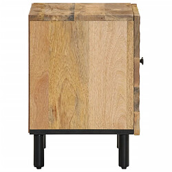 Avis Maison Chic Table de chevet, Table de Nuit, Meuble de Rangement 40x33x46 cm Bois de manguier solide