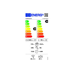 Lave-linge séchant 7kg 1400 tours/min blanc - F374R92WSTA - LG