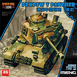 Meng Maquette Char World War Toons Pzkpfw V Panther German Medium Tank 