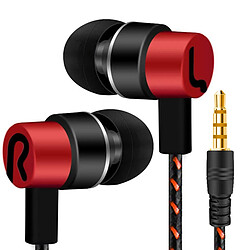 Acheter GUPBOO Écouteurs stéréo intra-auriculaires de haute qualité Casque de musique MP3 Fil tressé Subwoofer Couverture universelle Prix Sports