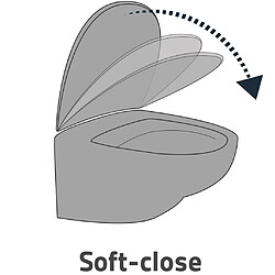 Avis RIDDER Siège de toilette fermeture en douceur Premium Blanc A0070700
