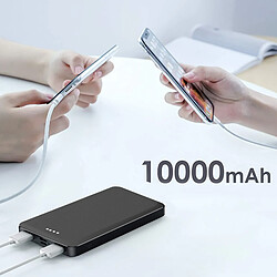 Avis Batterie Externe 10000mAh Charge Rapide 2x USB + USB-C Voyant LED Bigben Noir