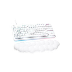 Logitech G - Clavier Gaming - G713 Filaire Mécanique Linéaire (GX Red) avec Repose-Poignet - White Mist