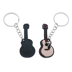 2x porte-clés porte-clés pendentif porte-instrument pour instrument de musique guitare folk