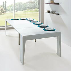 Avis Inside 75 Table console extensible avec 6 chaises pliantes MARVEL coloris blanc