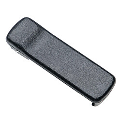 vhbw Clip à ceinture compatible avec Motorola GP3688 appareil radio - plastique, noir 