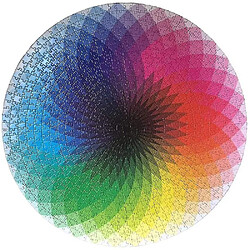 Universal Puzzle arc-en-ciel de couleur dégradé rond 1000 pièces adulte 